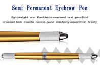 Permanent Makeup Manual Tattoo Pen Golden Microblading Blades Handpiece
