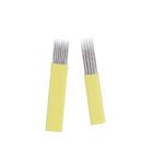 Double Rows Yellow Shading Blade Eyebrow Microblading Blades for permanent makeup