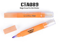 मेकअप के लिए कैप के साथ त्वचा मार्कर पेन के लिए प्लास्टिक टैटू सहायक उपकरण जादू इरेज़र