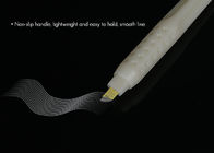 व्हाइट स्थायी मेकअप उपकरण डिस्पोजेबल प्लास्टिक माइक्रोब्लैडिंग भौं पेन