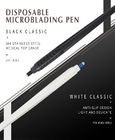 स्पंज के साथ ठीक 0.16 मिमी ब्लेड नामी डिस्पोजेबल माइक्रोब्लैडिंग पेन