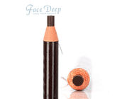 Face Deep Tattoo Accessories Waterproof  Roll Eyebrows Pencils Brown / Black Color