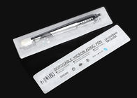 घुमावदार ब्लेड डिस्पोजेबल माइक्रोब्लैडिंग पेन स्थायी मेकअप टैटू उपकरण